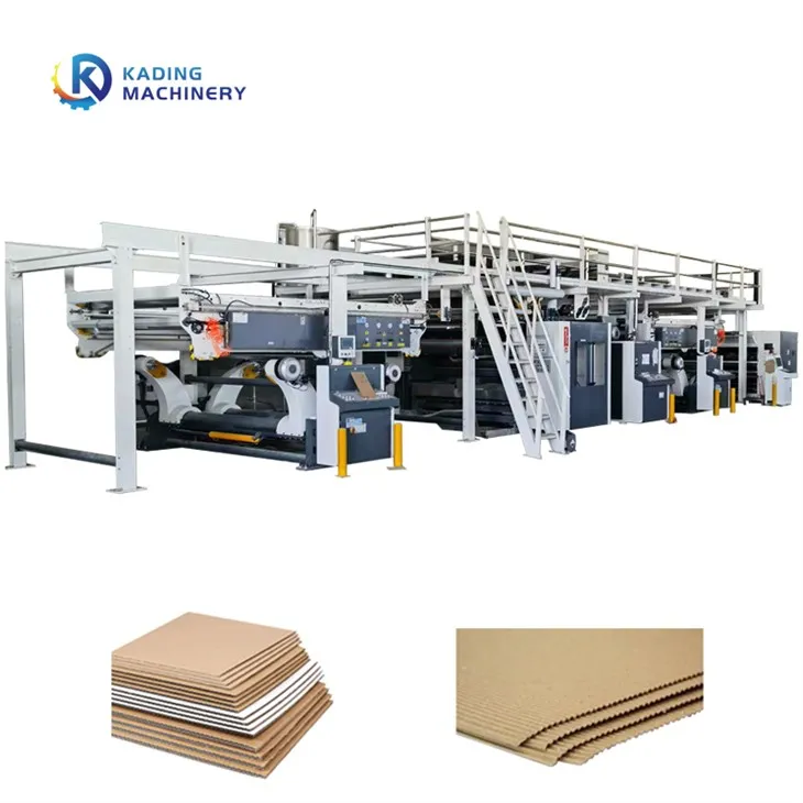 5 layer corrugated cardboard production line
