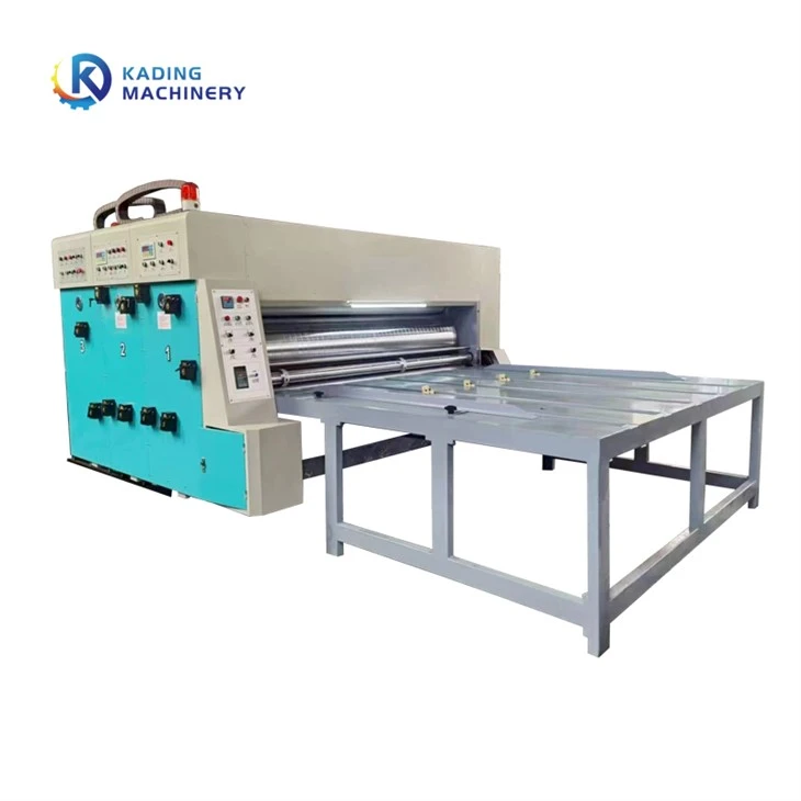 Corrugated box printing machine