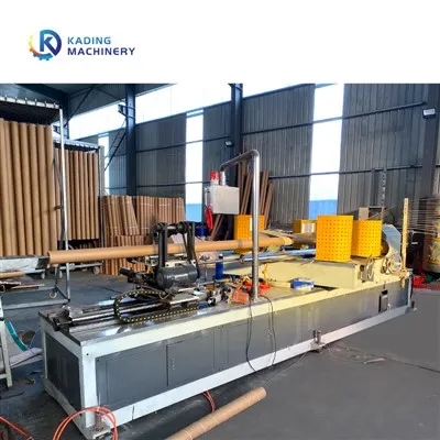 What are the advantages of using a paper tube making machine in the packaging...