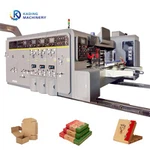Front Edge 3 Colors Carton Printing Slotting Die Cutting Machine